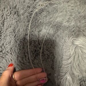 Kendra Scott Hot Pink Necklace